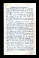Nineteenth Annual Baseball Dinner Program, 1967