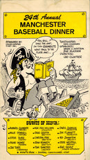 Twenty-fourth Annual Baseball Dinner Program - art by Bob Murphy