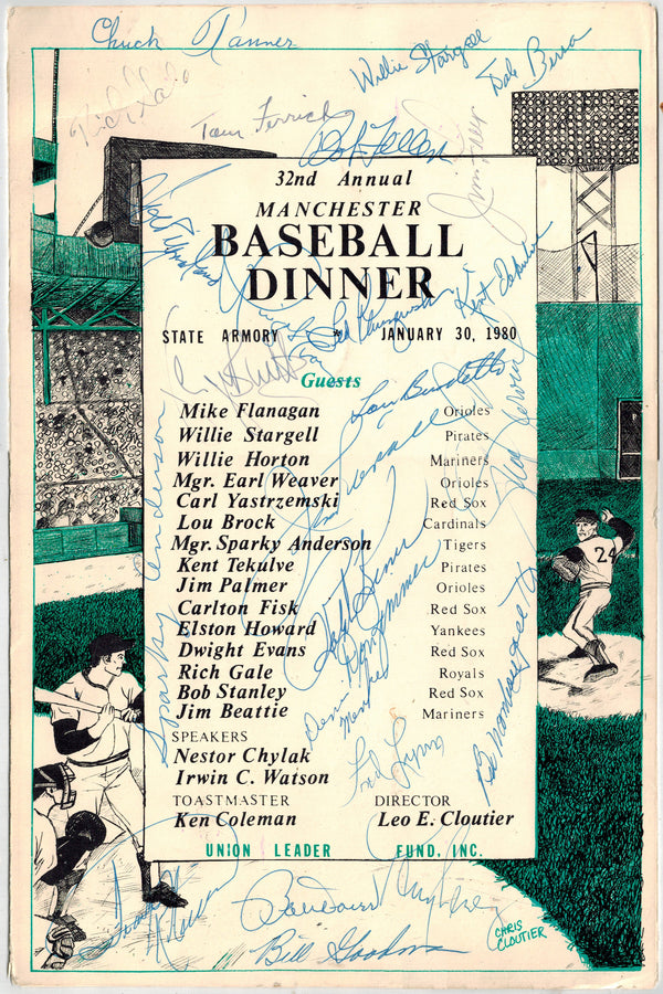 Thirty-second Annual Baseball Dinner Program, 1980