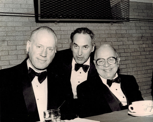 Bowie Kuhn, Robert Thibault and Leo Cloutier at 35th Annual Baseball Dinner, 1983