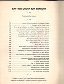 Thirty-Fifth Annual Baseball Dinner Program, art by Chris Cloutier