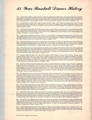 Thirty-Fifth Annual Baseball Dinner Program, art by Chris Cloutier