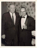 Ty Cobb and Leo Cloutier 8 x 10 Press photo, 1958