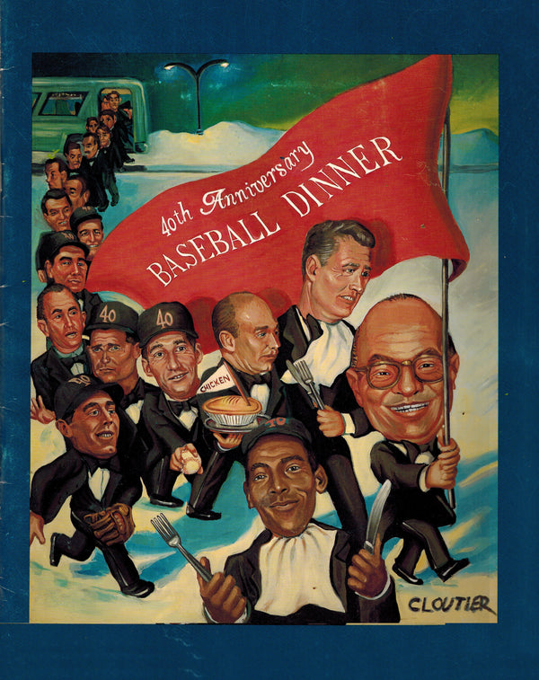 Fortieth Anniversary Baseball Dinner Program - 1988